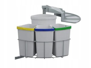 WURTH Zestaw koszy SEGREGACJA ODPADÓW 3 szt.